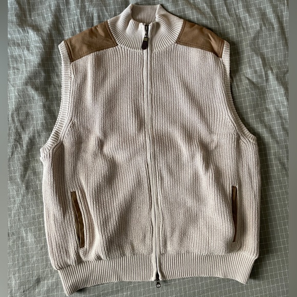 Orvis Knitted Zip-Up Vest - Picture 1 of 7